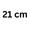 21 cm